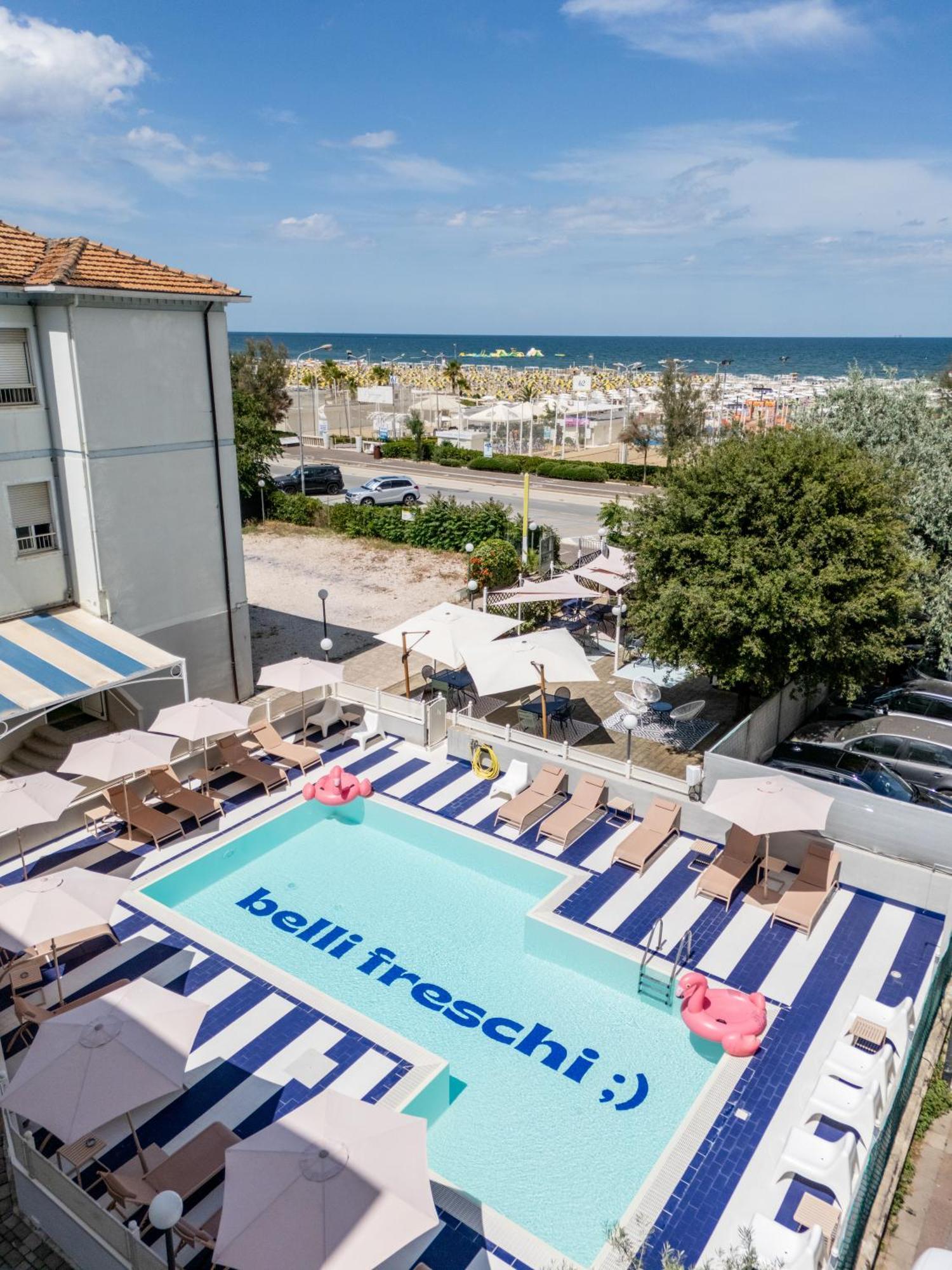 Hotel Belvedere Rimini Exteriör bild