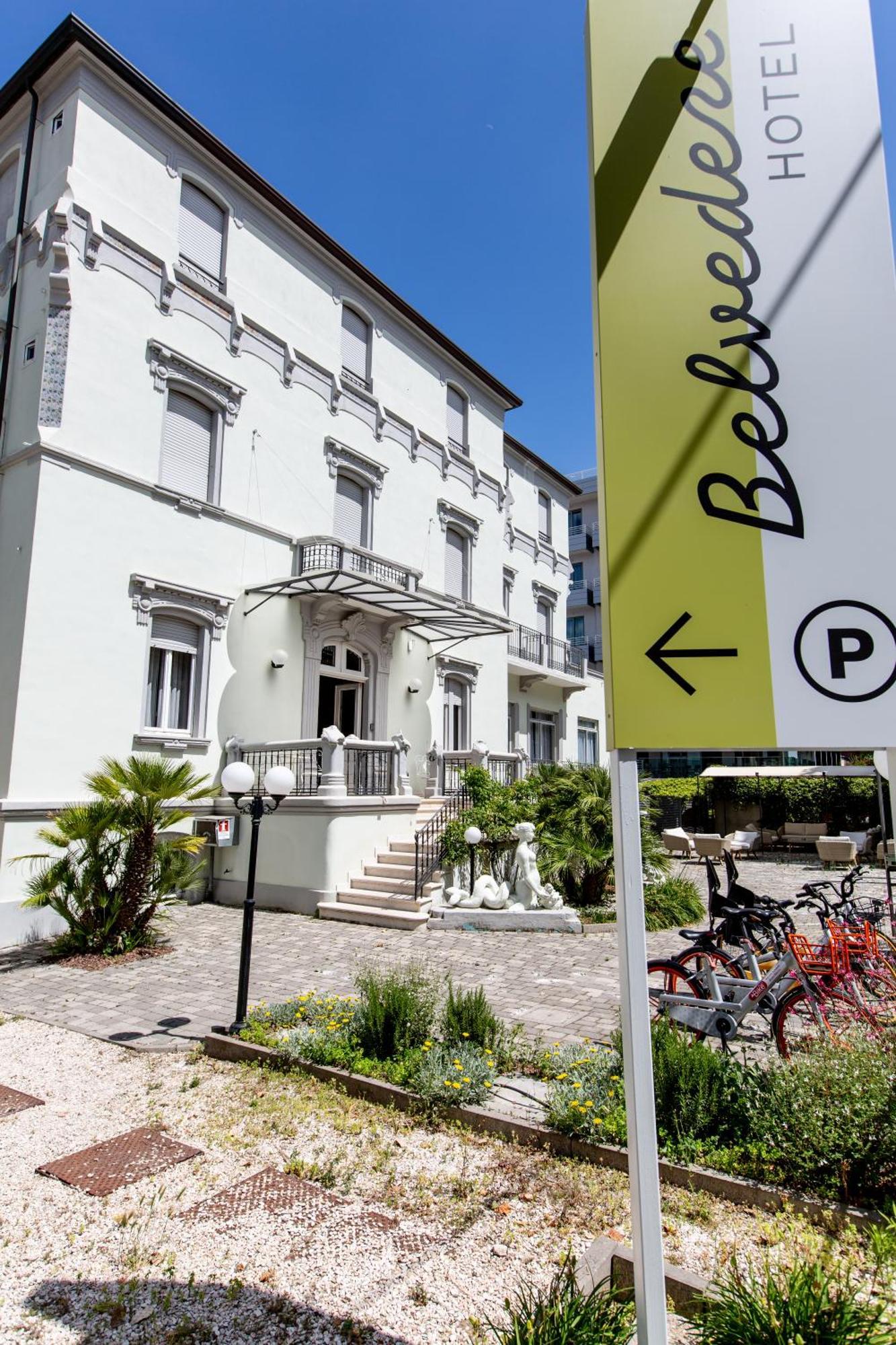 Hotel Belvedere Rimini Exteriör bild