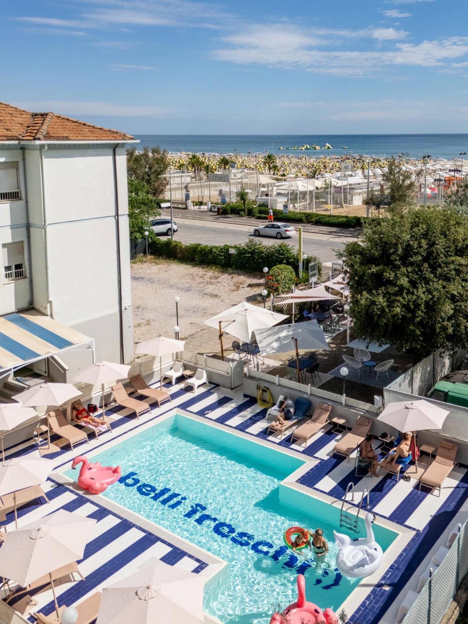 Hotel Belvedere Rimini Exteriör bild